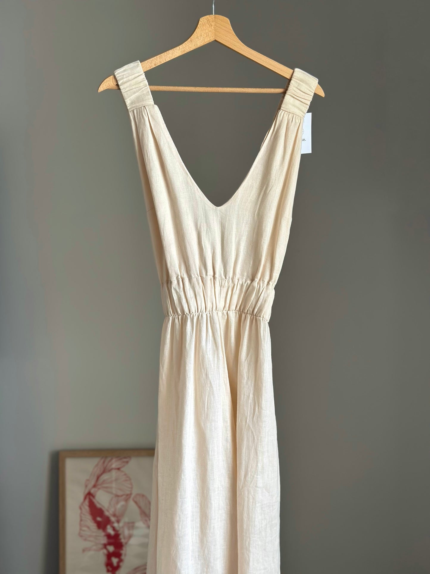 Effortless and airy linen sundress
