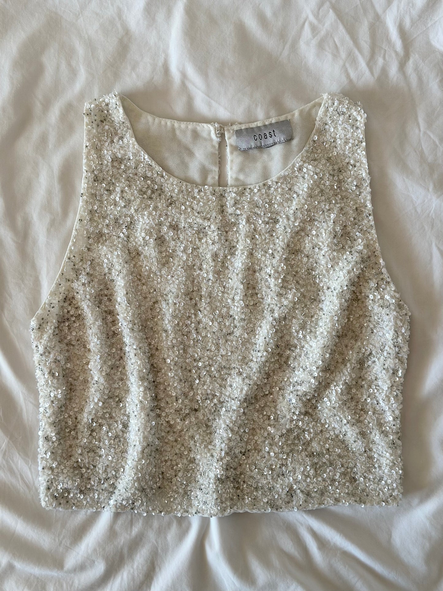 Beautiful vintage top with sequins by Coast