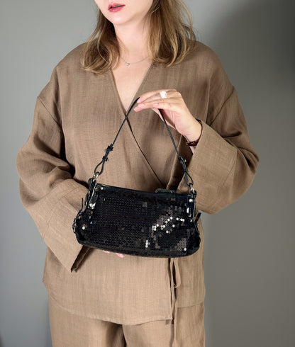 Rare vintage DKNY bag with sequins