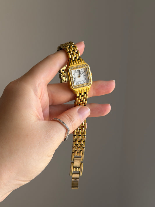 Vintage gold-tone watch Limit