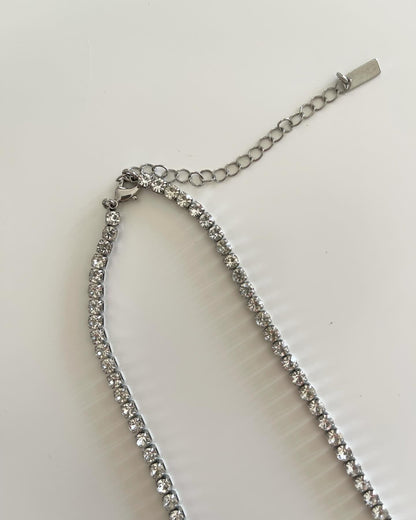 Lovely necklace with crystals (tennis chain)