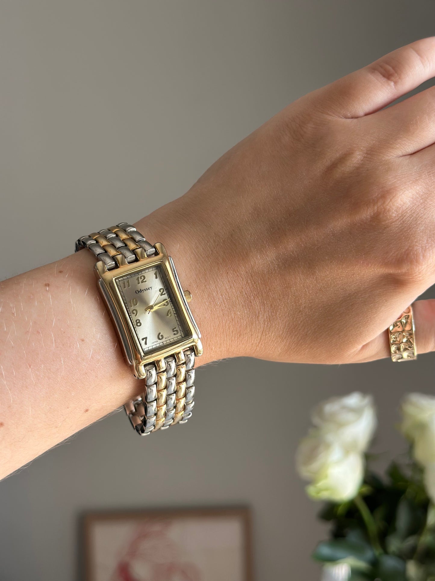 Beautiful vintage two-tone watch