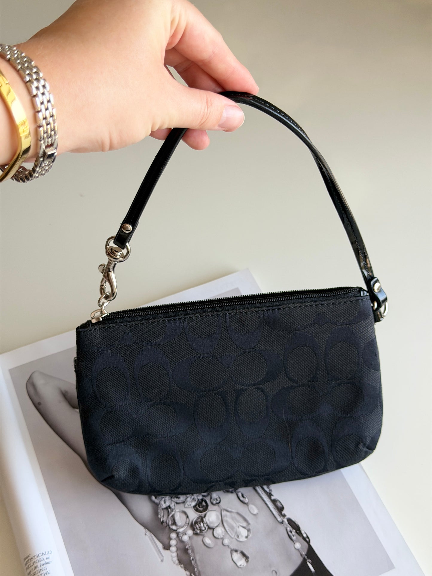 Amazing vintage Coach signature mini bag