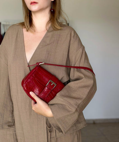 Beautiful vintage small red bag