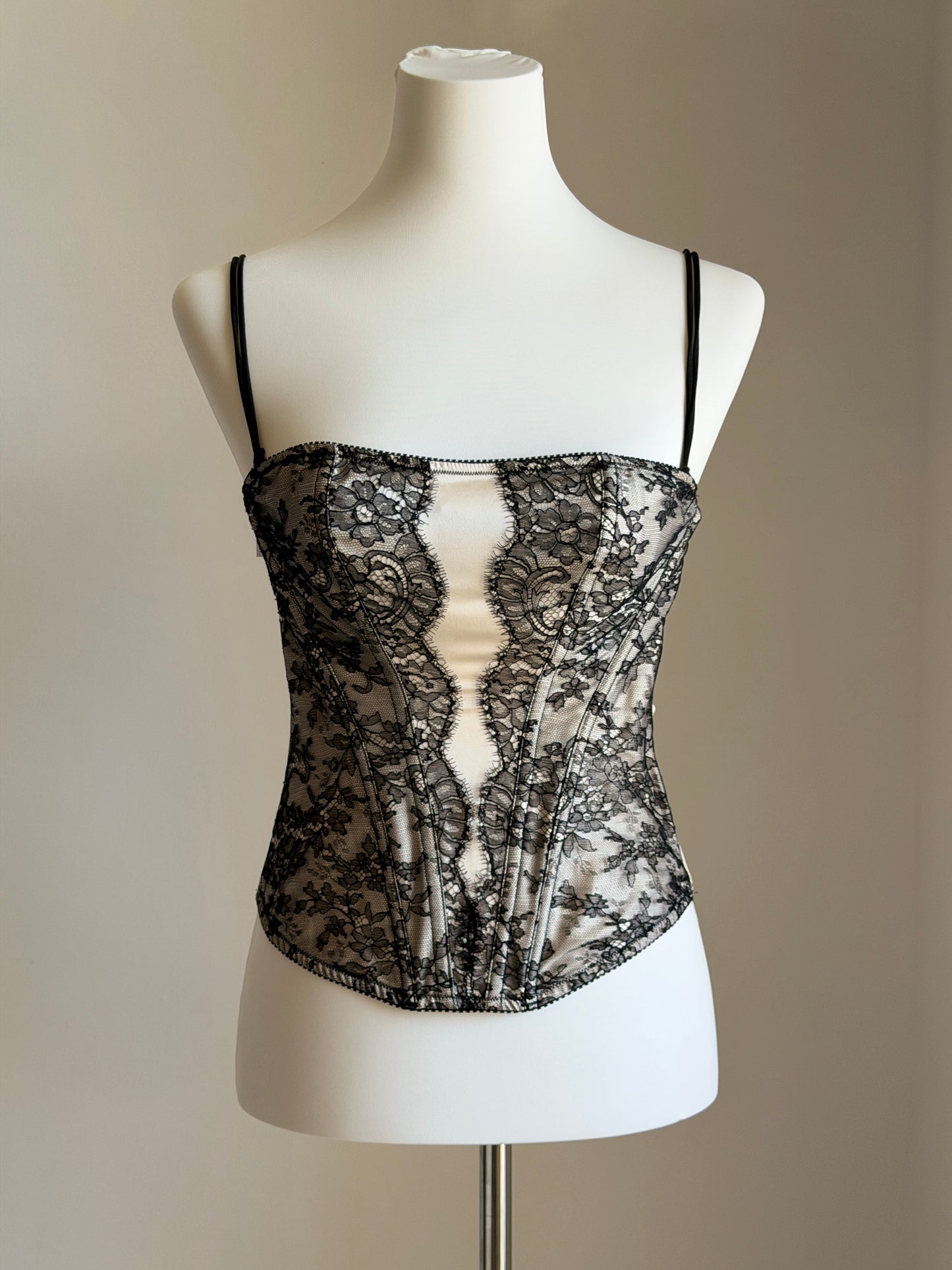 Lace corset top