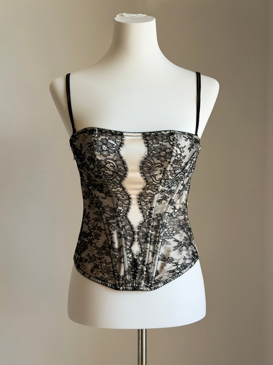 Lace corset top