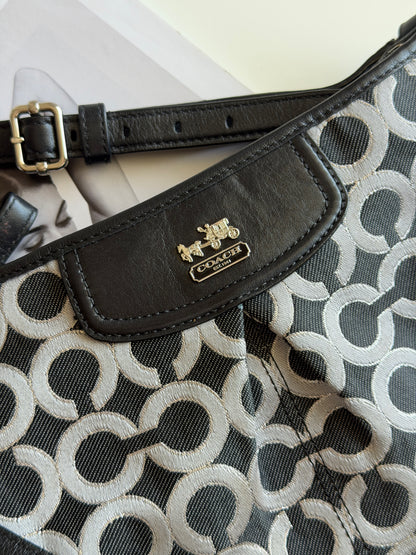 Vintage Coach Op Art crossbody bag