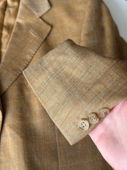 Vintage blazer DAKS in a rich mustard tone