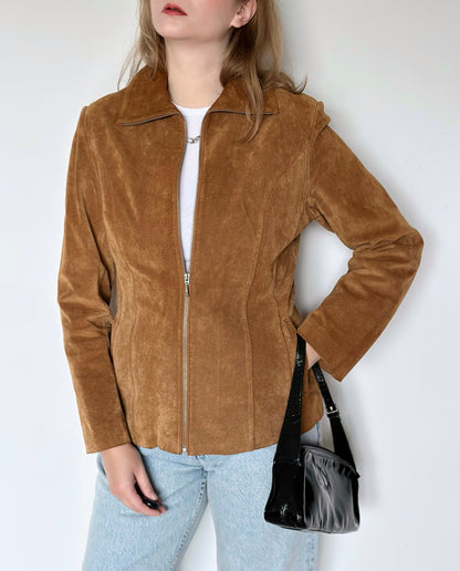 Timeless vintage 100% leather jacket