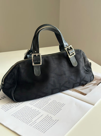Lovely vintage DKNY satchel black bag