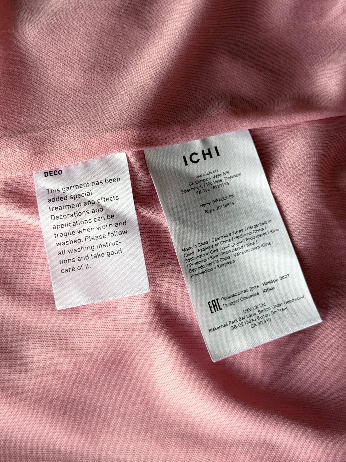 Amazing shimmering pink midi-maxi skirt