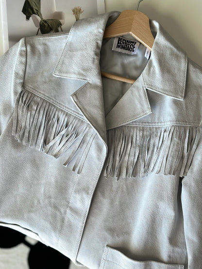 Limited Edition suede jacket with fringing by Reclaimed Vintage