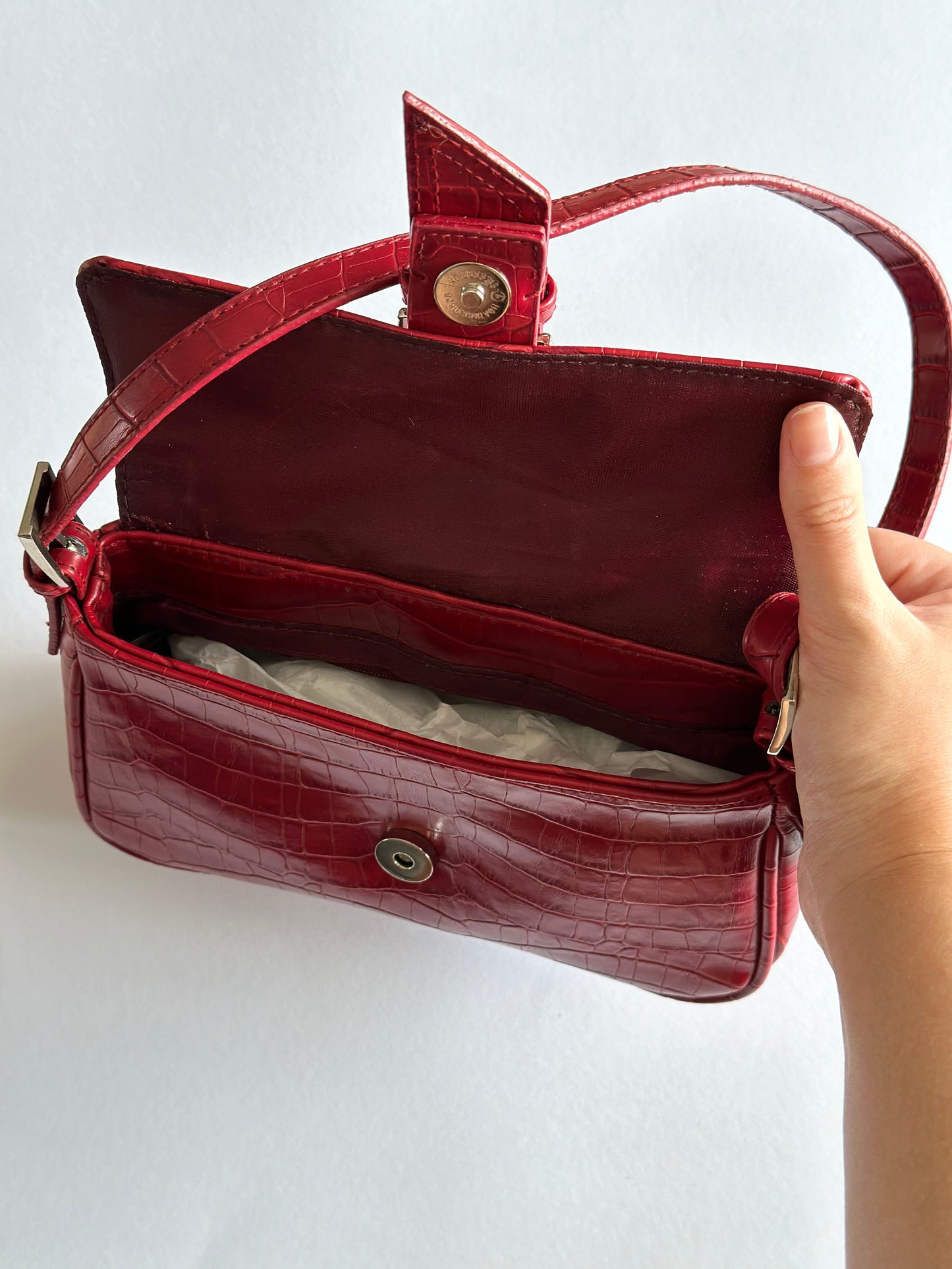 Beautiful vintage small red bag