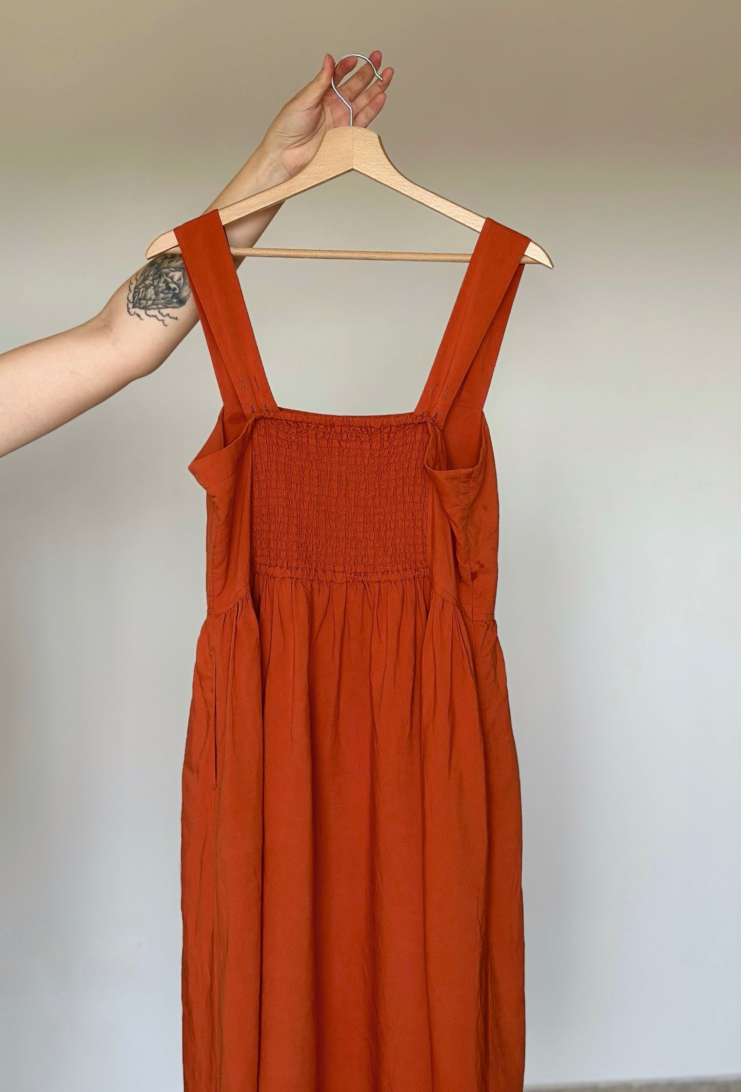 Amazing midi linen blend dress Uniqlo