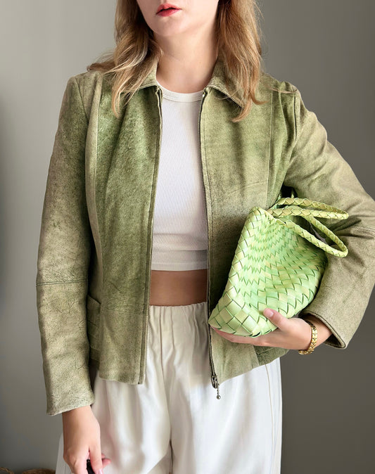 Amazing vintage distressed leather jacket