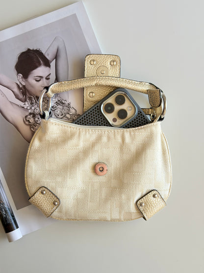 Vintage Guess mini cream bag