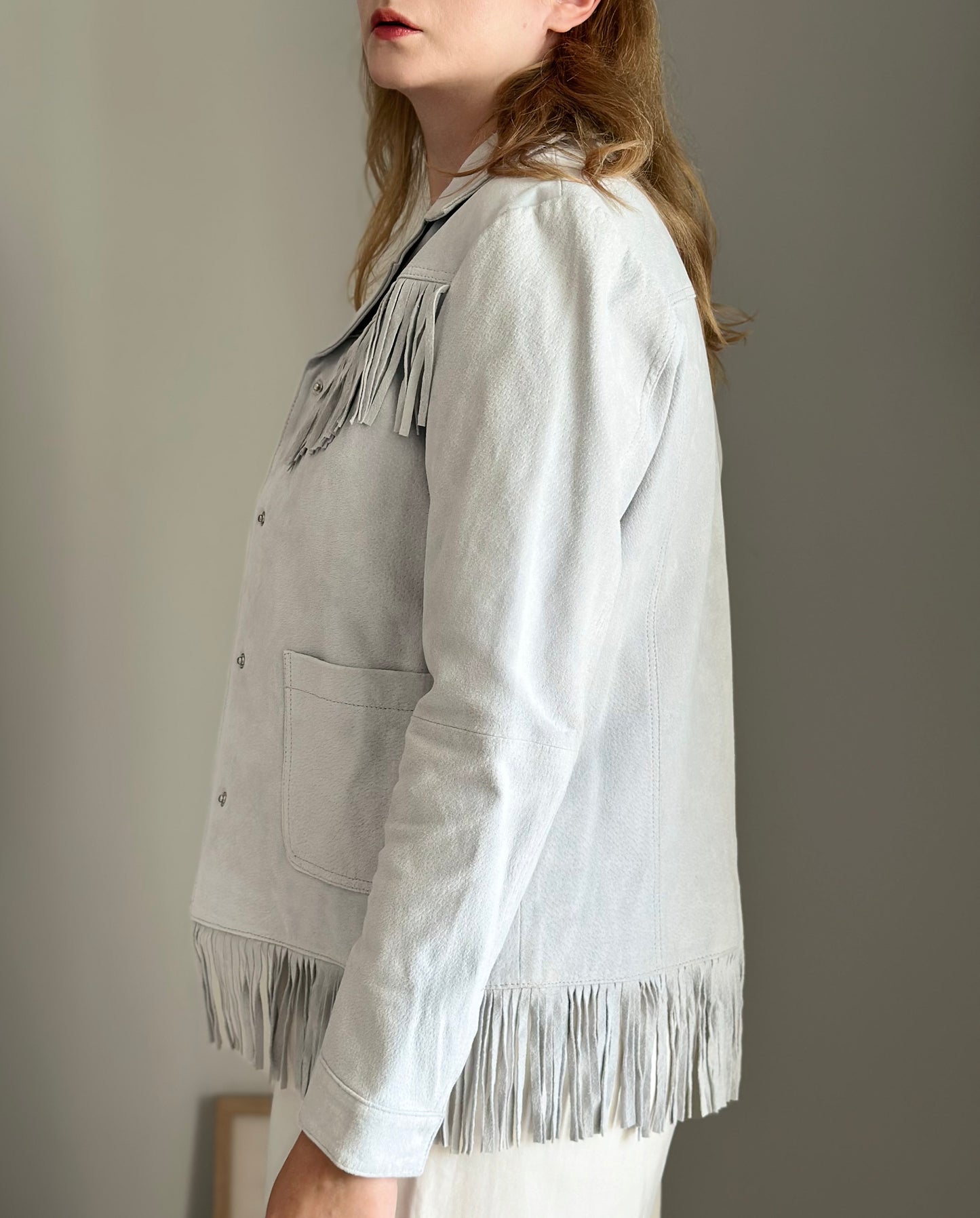 Limited Edition suede jacket with fringing by Reclaimed Vintage