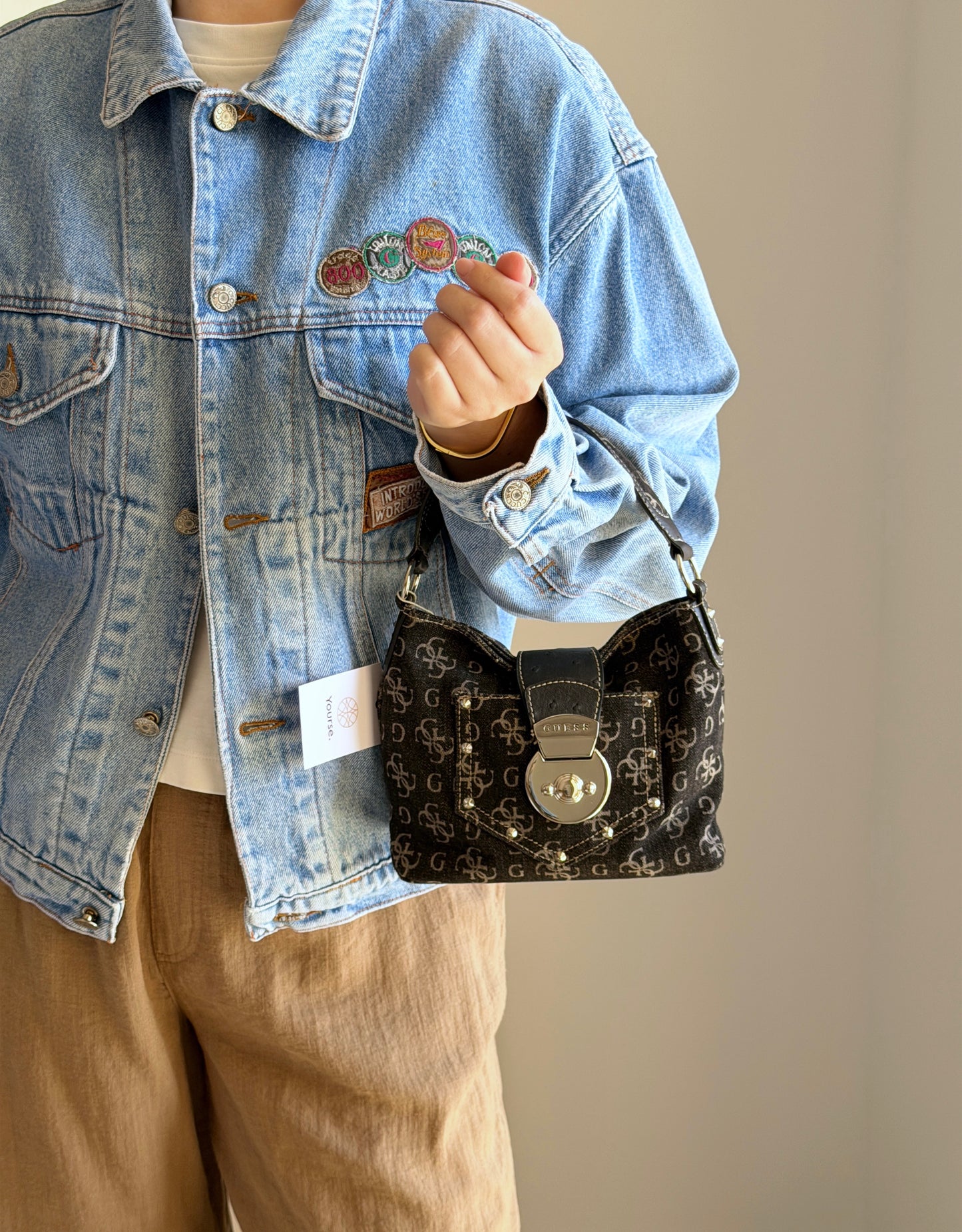 Vintage Guess monogram bag