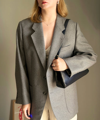 Classic vintage leather bag (made in Italy)