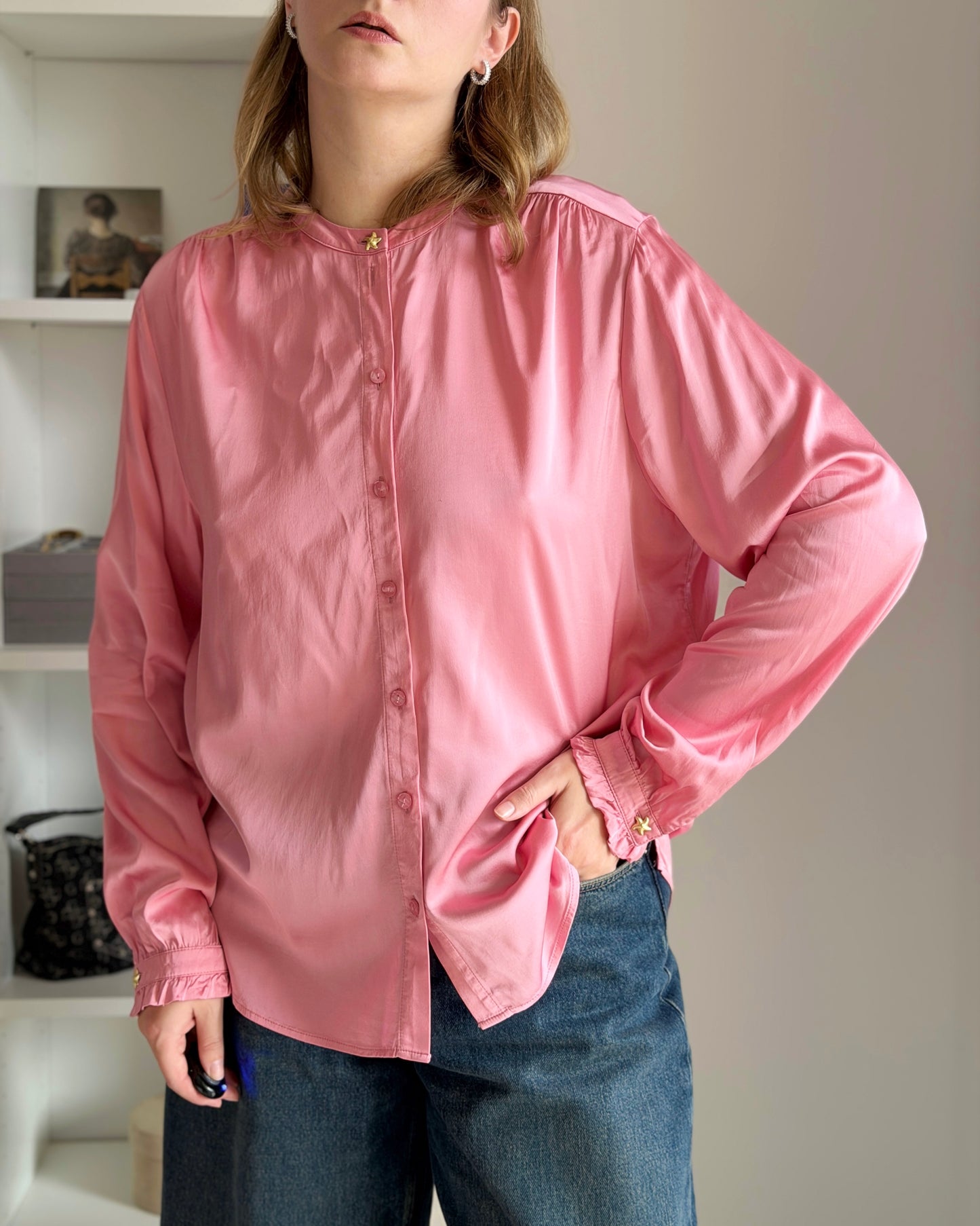 Charming pink blouse by Fabienne Chapot
