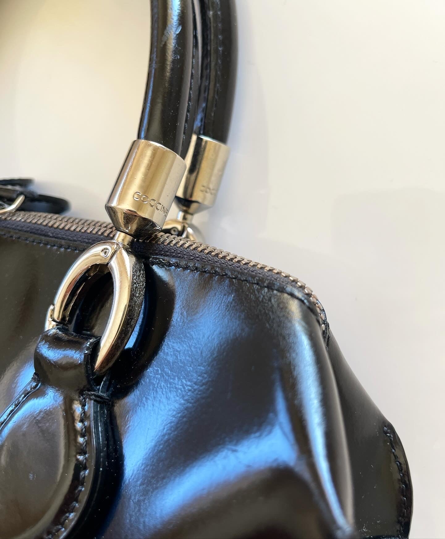 Gorgeous authentic vintage leather bag Coccinelle