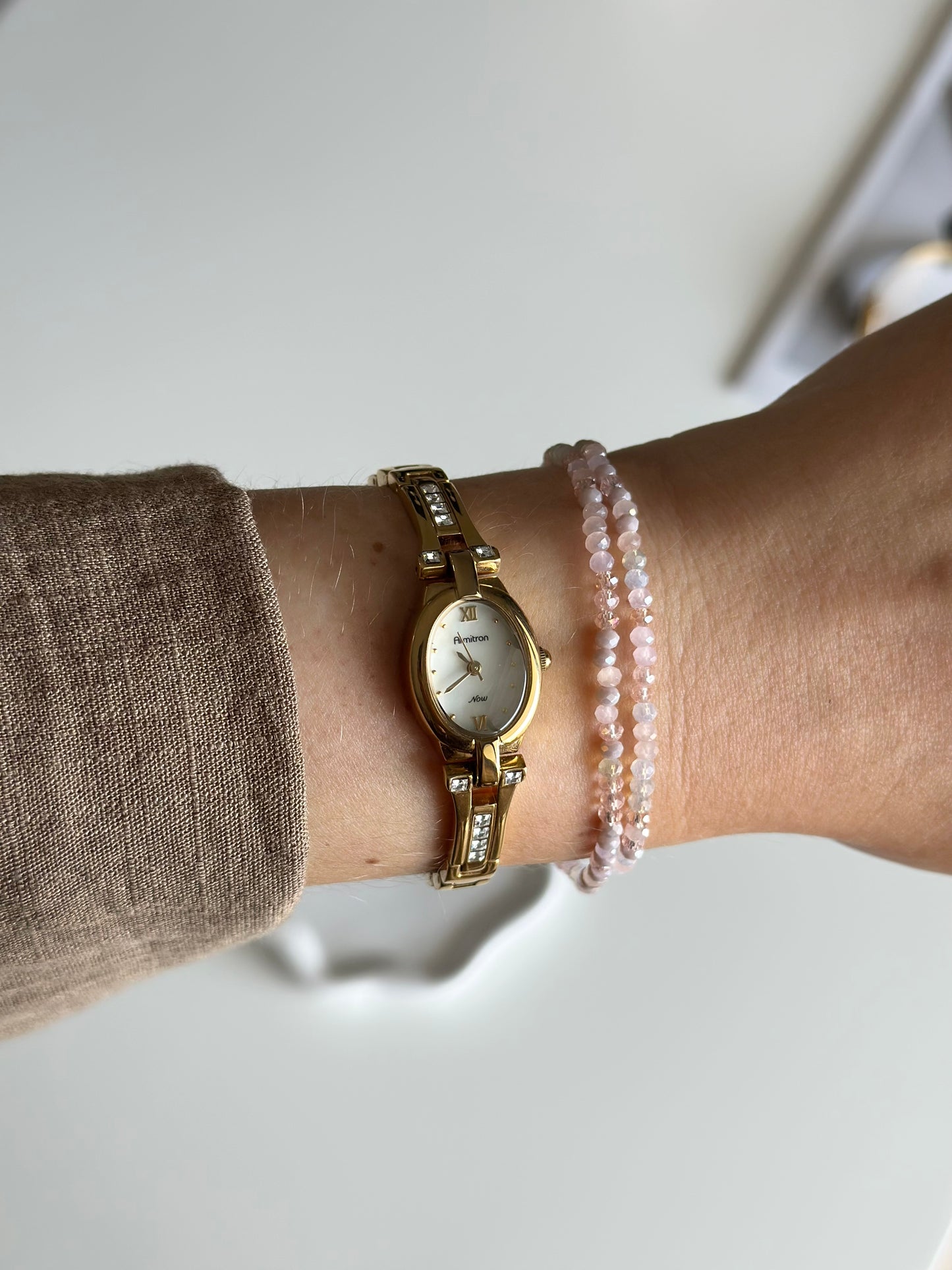 Vintage Armitron Now watch with crystals