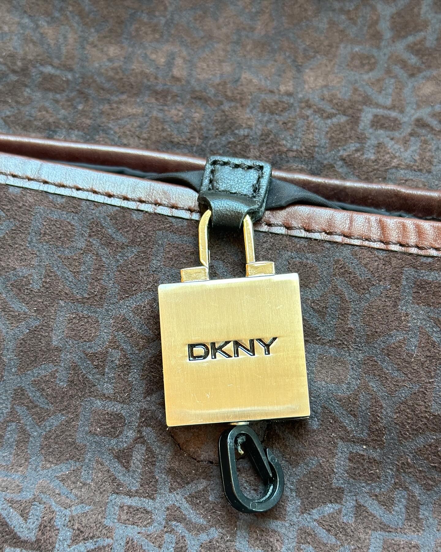 Vintage suede DKNY bag
