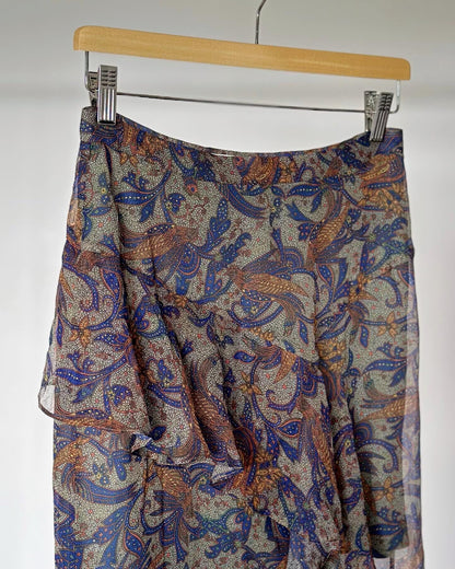 Gorgeous romantic silk skirt by Veronica Beard