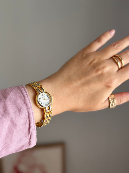 Vintage two-tone watch Capezio