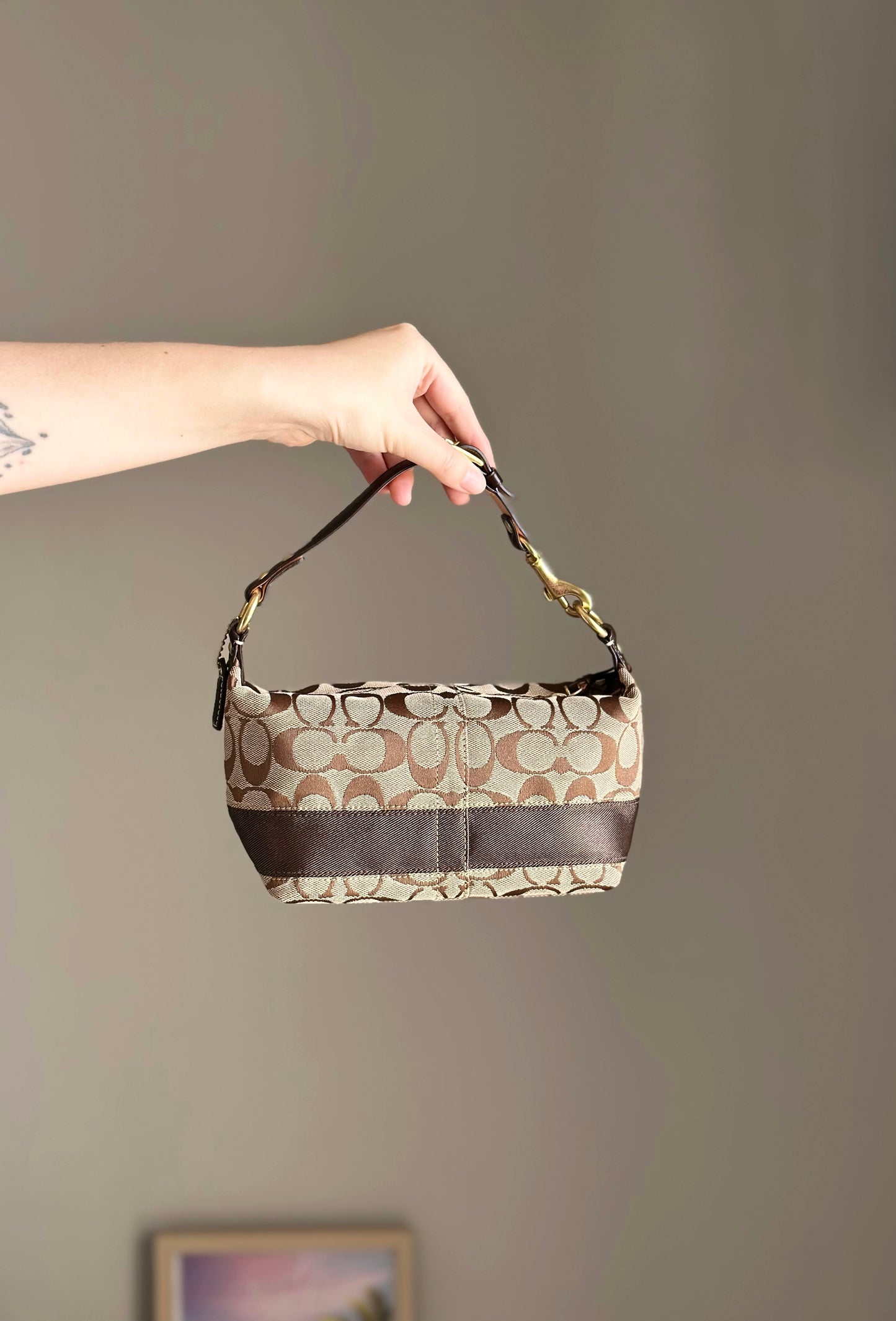 Authentic vintage monogram Coach bag