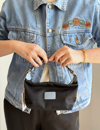 Vintage Coach nylon mini bag