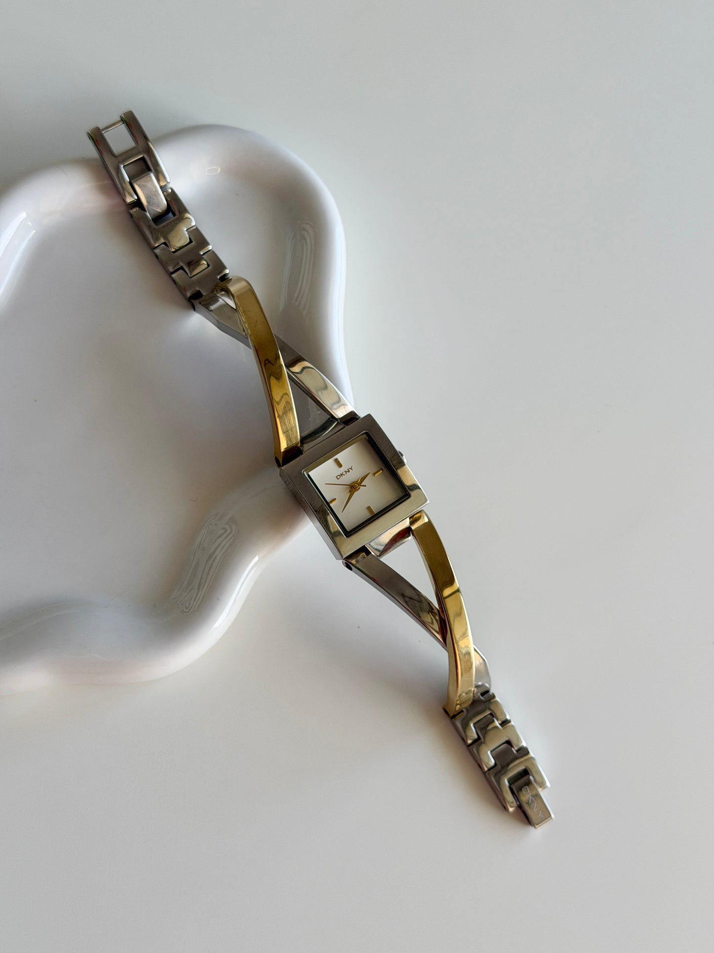 Simply beautiful DKNY watch with a two-tone design