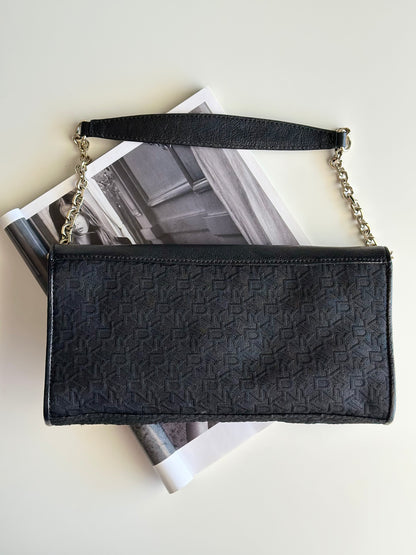 Sophisticated vintage DKNY clutch/shoulder bag