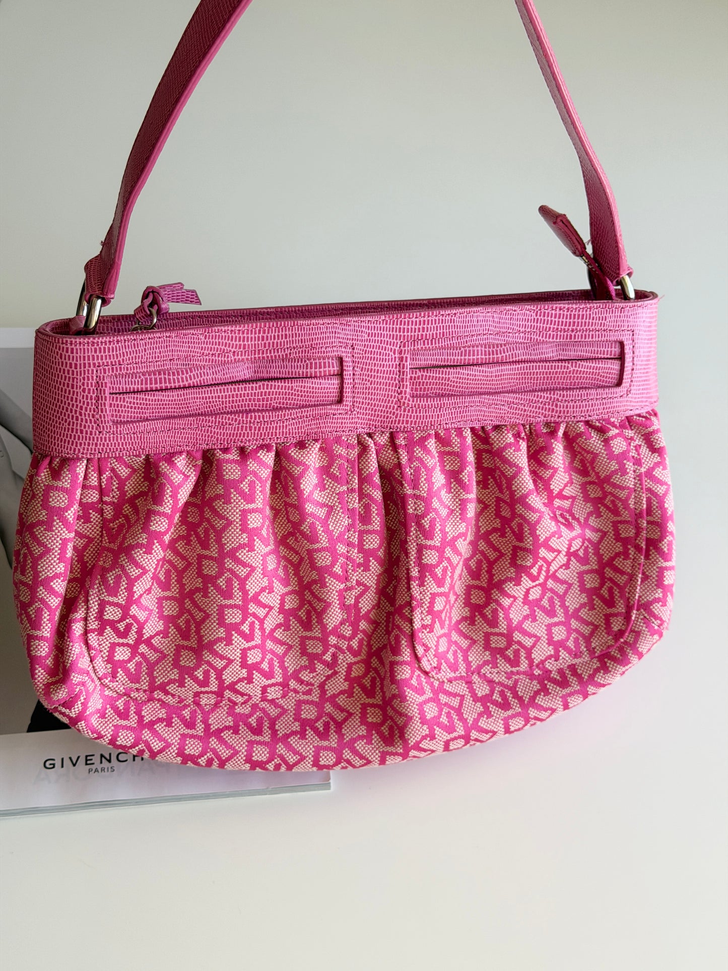 Vintage DKNY pink shoulder bag