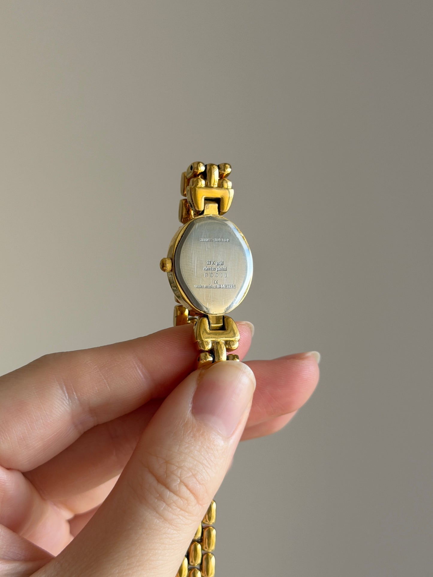 Amazing vintage gold-tone watch Clyda