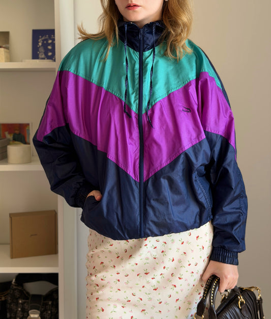 Vintage colour-block windbreaker Rombo